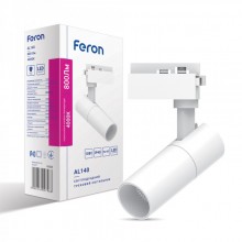 Трековий світлодіодний світильник Feron AL140 10W білий (41609) Трековий світлодіодний світильник Feron AL140 10W білий (41609)