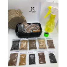 Набір для вирощування мікрозелені Panda microgreen на 21 врожай (10 видів культур), професійна упаковка